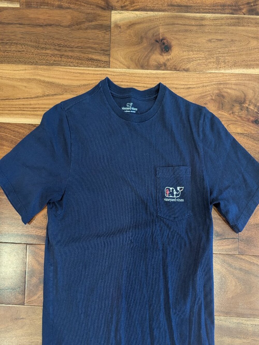 Boys Vineyard Vines Lobster Whale Short Sleeve T-Shirt - Size Large